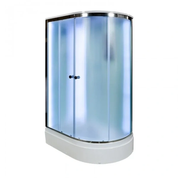 Душевая кабина Deto D 120х80 см левая, угловые, недорогие, для дачи, без гидромассажа, c тропическим душем, с вентиляцией, с крышей, с радио - фото 5