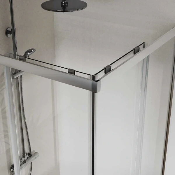 Душевой уголок Vincea City VSS-5CT80х80 см профиль хром - фото 4