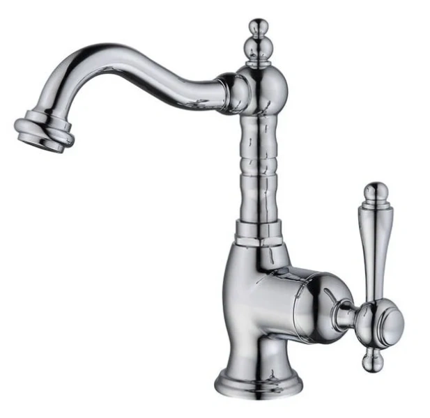 Смеситель Caprigo Fonte 12-524-crm для раковины, с донным клапаном, хром (УК050032) - фото 1