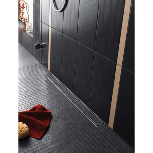 Основа для плитки Tece TECEdrainlinе plate 150 см нержавеющая сталь глянец, решетка - фото 2