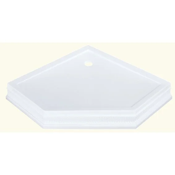 Душевой поддон Migliore 105х105 см декор белый - фото 4