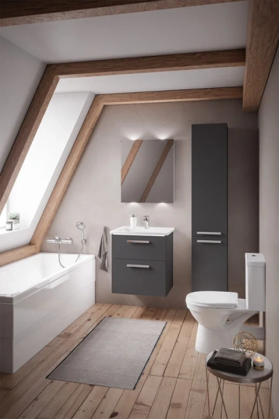 Унитаз-компакт с микролифтом VitrA Norm Eisberg 9844B099-7201, недорогие, сиденье с микролифтом , компакт, низкие - фото 5