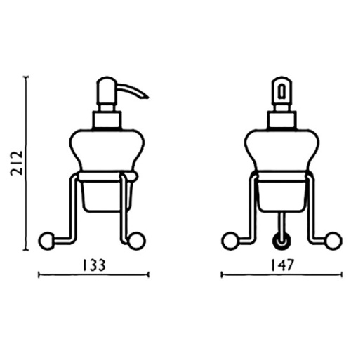 Дозатор для жидкого мыла Bagno & Associati Opera OP 729 - фото 2