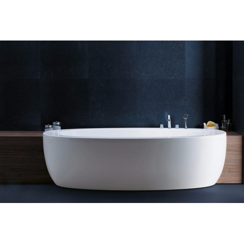 Ванна акриловая Laufen Ilbagnoalessi One 203х102 см овальная, овальные - фото 4