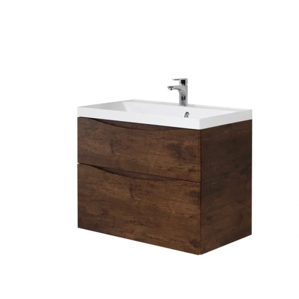 Тумба под раковину подвесная BelBagno Marino 90 см rovere moro - фото 1