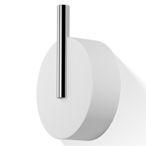 Крючок для ванной Decor Walther Stone белый/хром - фото 1