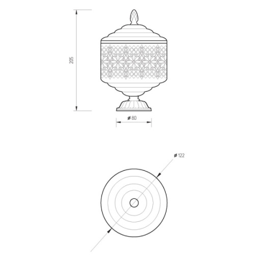Стакан для ванной Migliore Luxor низкий - фото 2