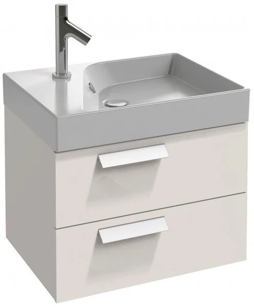 Тумба с раковиной подвесная Jacob Delafon Rythmik EB1301 60 см с ящиками, моноблок - фото 5