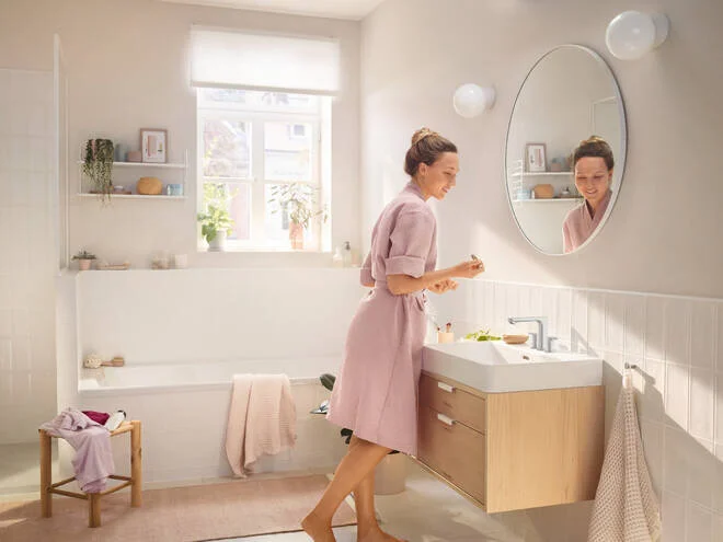 Смеситель для раковины Hansgrohe Rebris хром - фото 3