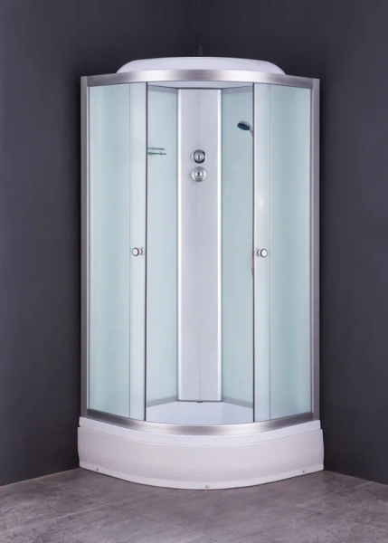 Душевая кабина Niagara Classic 100x100 см средний поддон, полукруглые, четверть круга - фото 2