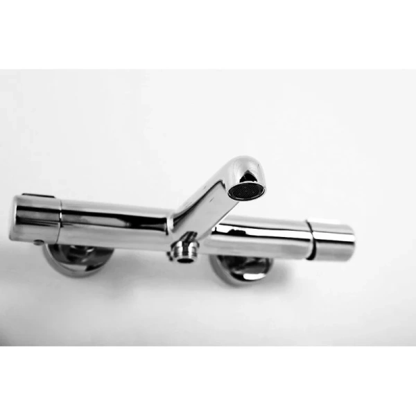 Смеситель для ванны BelBagno Uno хром, из латуни, недорогие, округлая форма, с душевой лейкой - фото 5