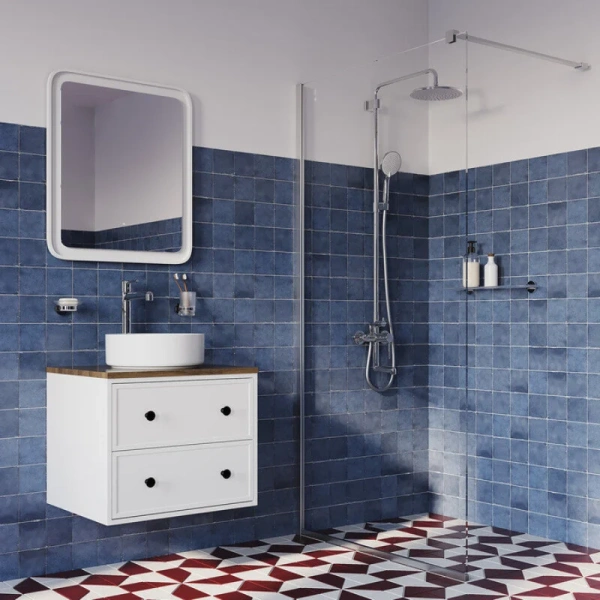 Смеситель для раковины IDDIS Aiger хром, высокие, из латуни, округлая форма - фото 5