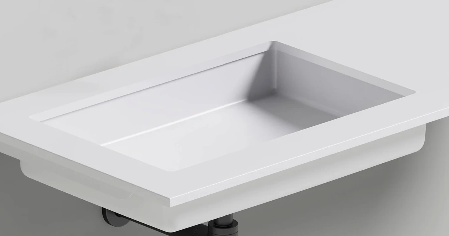 Раковина Salini Marea 14 60 см Solix белая матовая, прямоугольной формы - фото 5