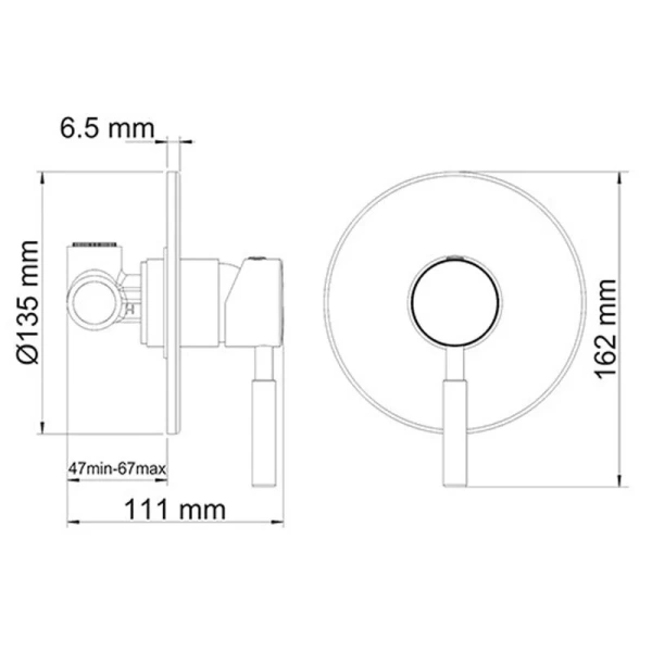 Гигиенический душ со смесителем WasserKRAFT Main хром - фото 4