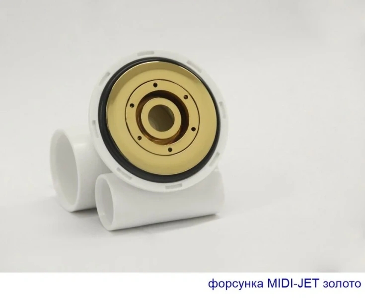 Ванна гидромассажная Whitecross Layla 170 x 75 см, LINE NANO, золото, белый, 0102.170075.100.LINENANO.GL, прямоугольные - фото 5