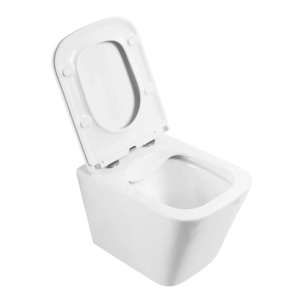 Унитаз подвесной BelBagno Ardente-R безободковый, белые - фото 6