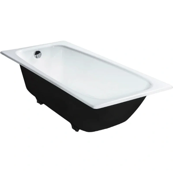 Ванна чугунная Diwo Анапа 150x70 см пристенная на ножках, цвет белый, DA0003/D0017 - фото 2