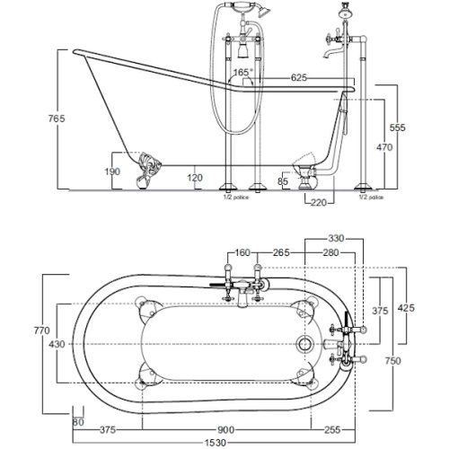 Схема, чугунные - фото 2
