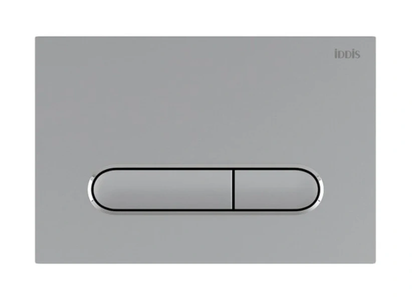 Клавиша смыва IDDIS Unifix матовый хром - фото 1