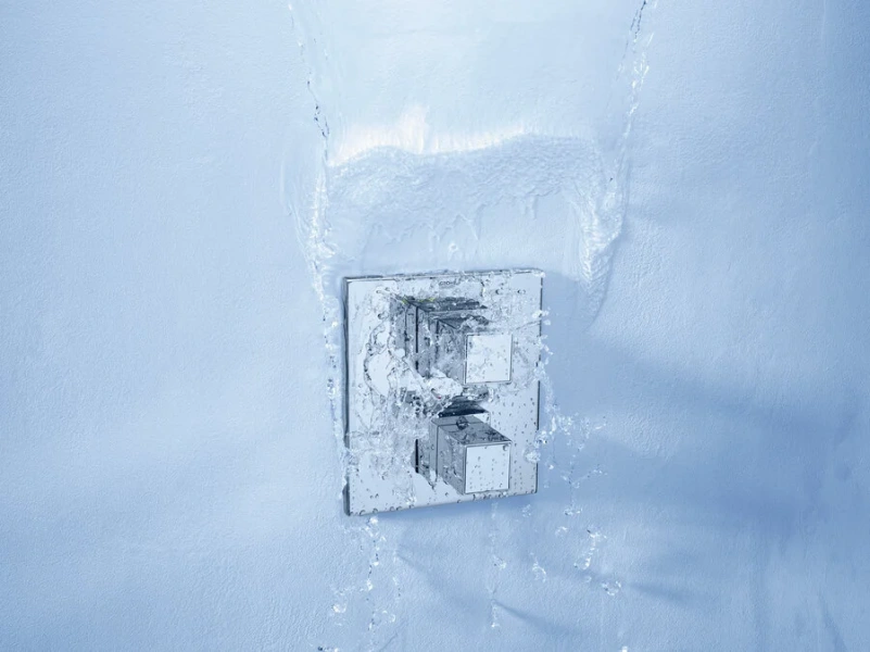 Смеситель для душа термостатический Grohe Grohtherm Cube 19959000, скрытого монтажа, встраиваемые в стену - фото 6