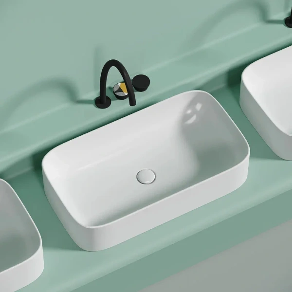 Раковина Ceramica Nova Element 70 см белая матовая, в наличии - фото 9