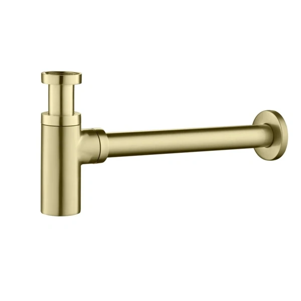 Сифон для раковины Timo золото матовое - фото 1