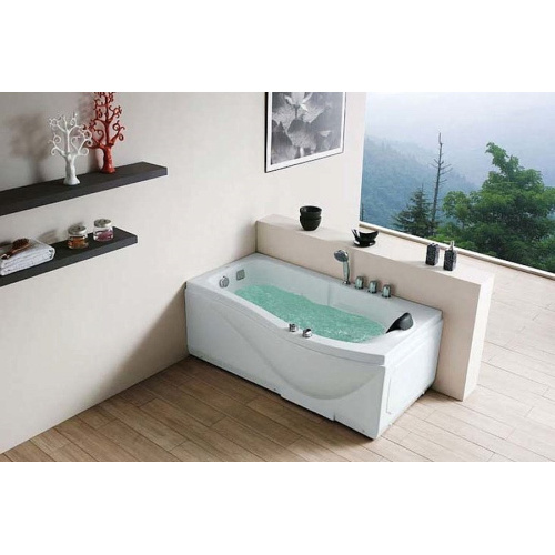 Ванна акриловая левая Gemy 175Х85 СМ, современныe, hi-tech - фото 3