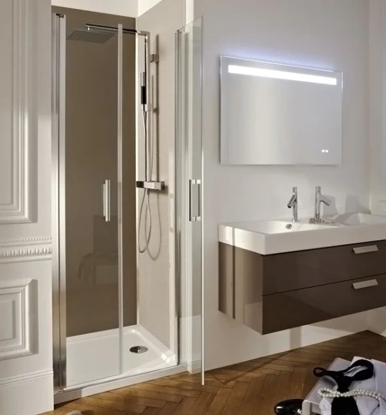 Душевая дверь Jacob Delafon Contra 80 см хром двустворчатая - фото 3