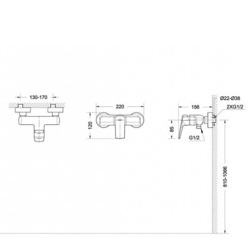 Смеситель для душа Bravat REAL F9121179CP-01 - фото 3