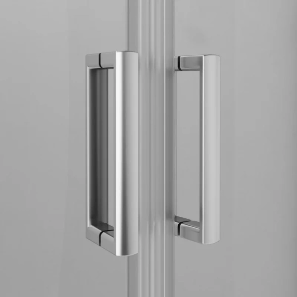 Душевой уголок Am.Pm Gem 100x100 см профиль хром матовый, сатин - фото 4