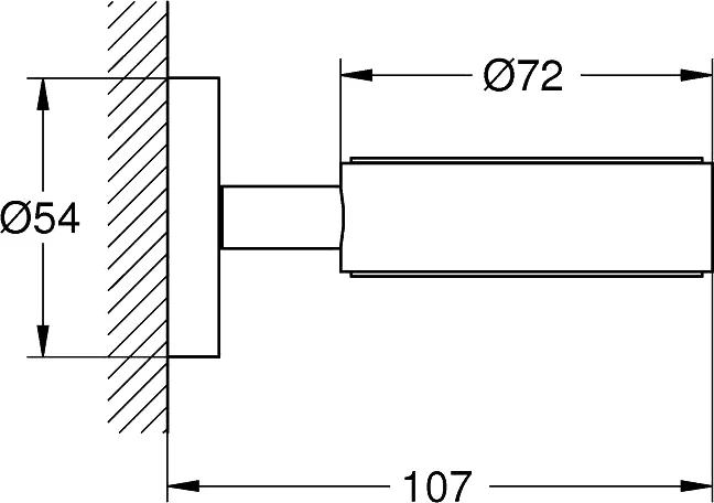 Мыльница Grohe Essentials прозрачная - фото 4