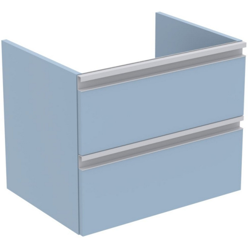 Тумба под раковину подвесная Ideal Standard Tesi 60 см серо-голубой матовый - фото 3