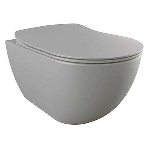 Унитаз подвесной Creavit Free холодный серый матовый - фото 1