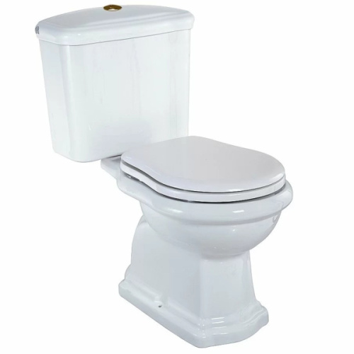 Унитаз компакт Migliore Bella 2061 фурнитура бронза - фото 1