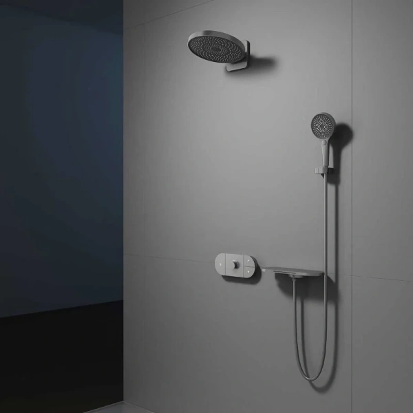 Душевой комплект Vincea Futura вороненая сталь, другие - фото 3