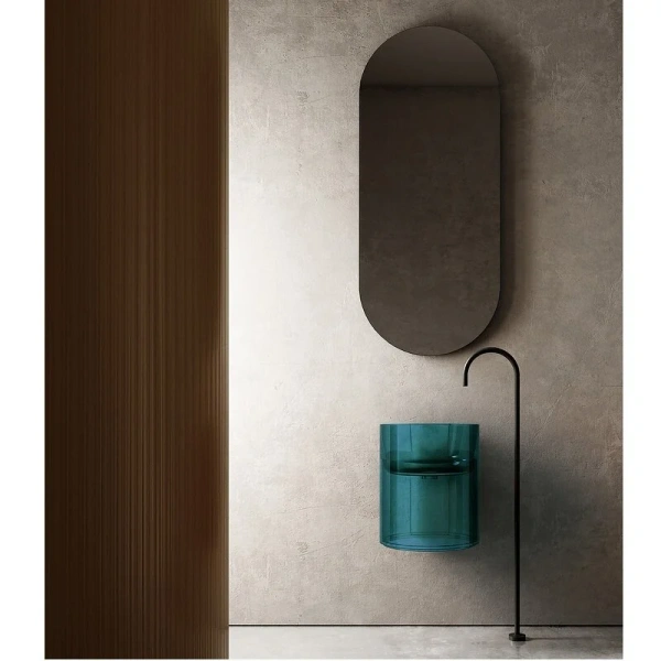 Раковина Abber Kristall 42 см бирюзовая, другие - фото 4