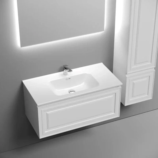 Тумба под раковину подвесная Sancos Very 90 см Bianco