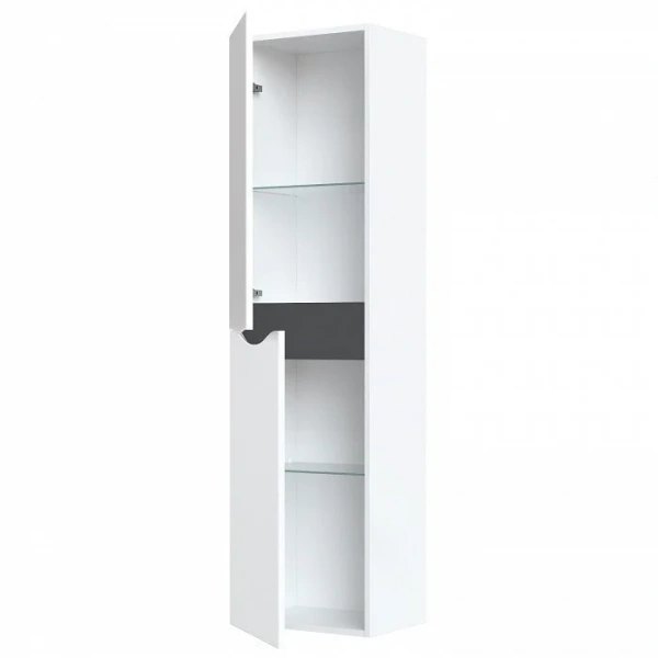 Шкаф-пенал подвесной IDDIS Cloud 40 см белый - фото 2