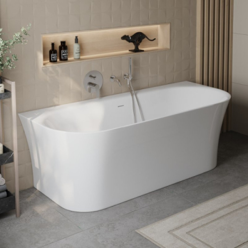 Ванна акриловая BelBagno 155x70 см белая - фото 2
