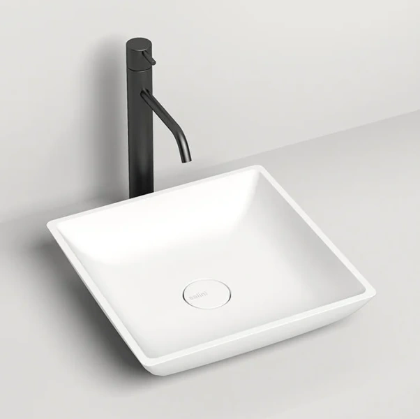 Раковина Salini Callista 04 38 см белый матовый - фото 2