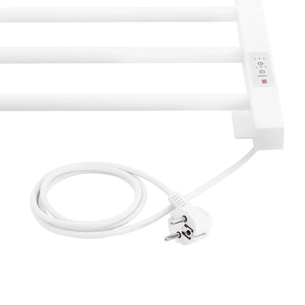 Полотенцесушитель электрический Energy Relo 50x80 см белый матовый, недорогие, без полки, неповоротные - фото 6