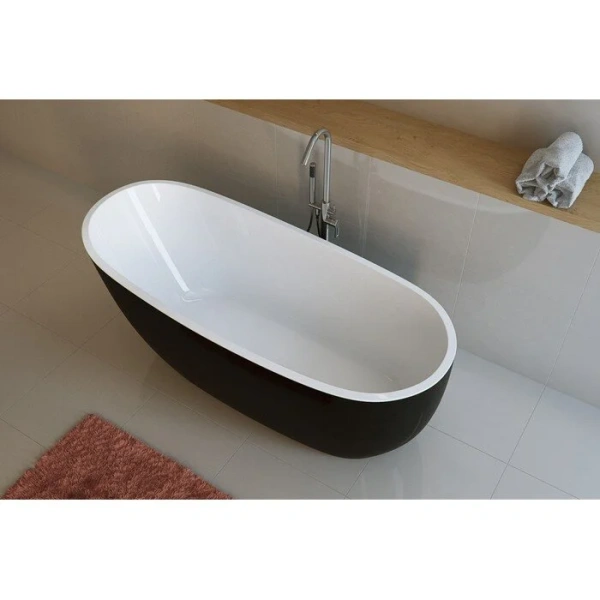 Ванна акриловая Excellent Comfort+ 175 x 74 см, черный/белый, WAEX.CMP2.17WB - фото 2