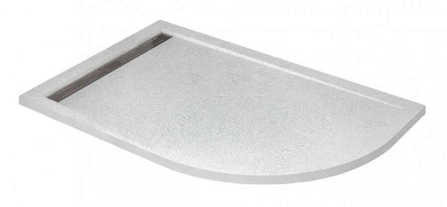 Душевой поддон Cezares Tray 120х80 см белый левосторонний - фото 1