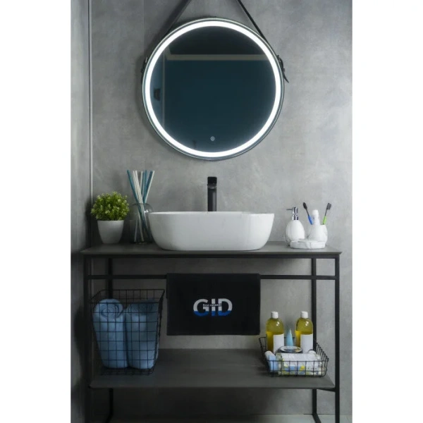 Раковина GID Geometrico K397D9 50 см под камень, керамические - фото 7