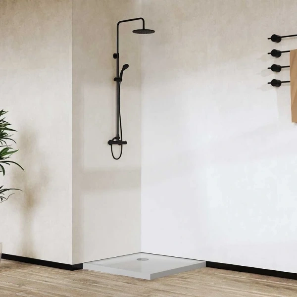 Душевой поддон Vincea 80x80 см белый - фото 3