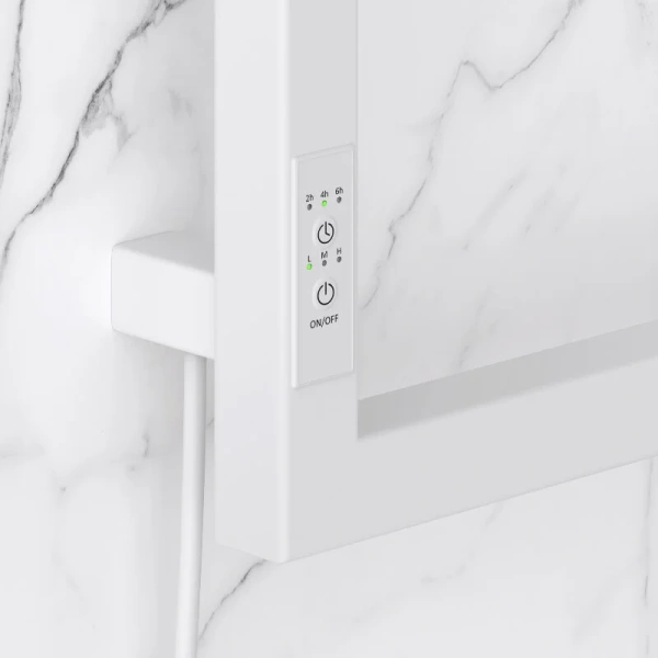 Полотенцесушитель электрический Сунержа Этюд 50х105 см левый белый матовый - фото 4