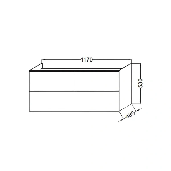 Тумба под раковину подвесная Jacob Delafon Odeon Up 117 см дуб сонома, в наличии - фото 2
