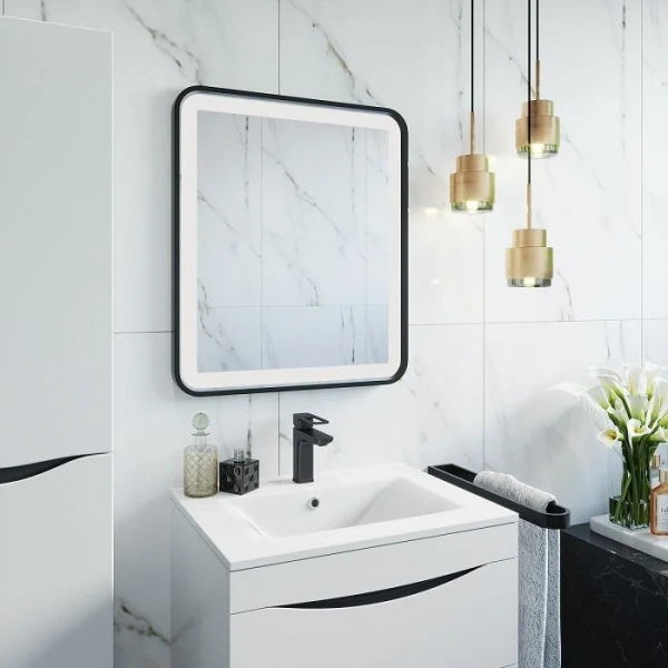 Тумба с раковиной подвесная IDDIS Cloud CLO80W0i95K 80 см с двумя ящиками, окрашенные - фото 9