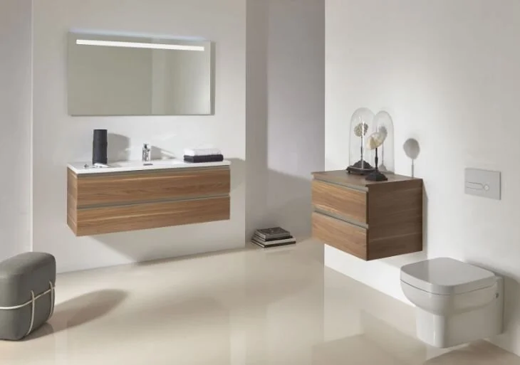 Тумба подвесная Jacob Delafon Vox 80 см белая, современные, hi-tech - фото 4