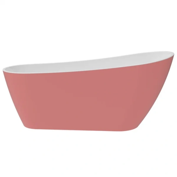 Ванна акриловая Delice Riviera 170х74 см розовая матовая - фото 1